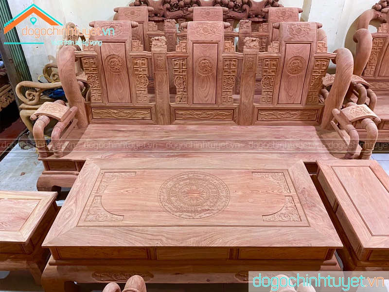 Bàn ghế Tần Thủy Hoàng đẹp tại Thái Bình